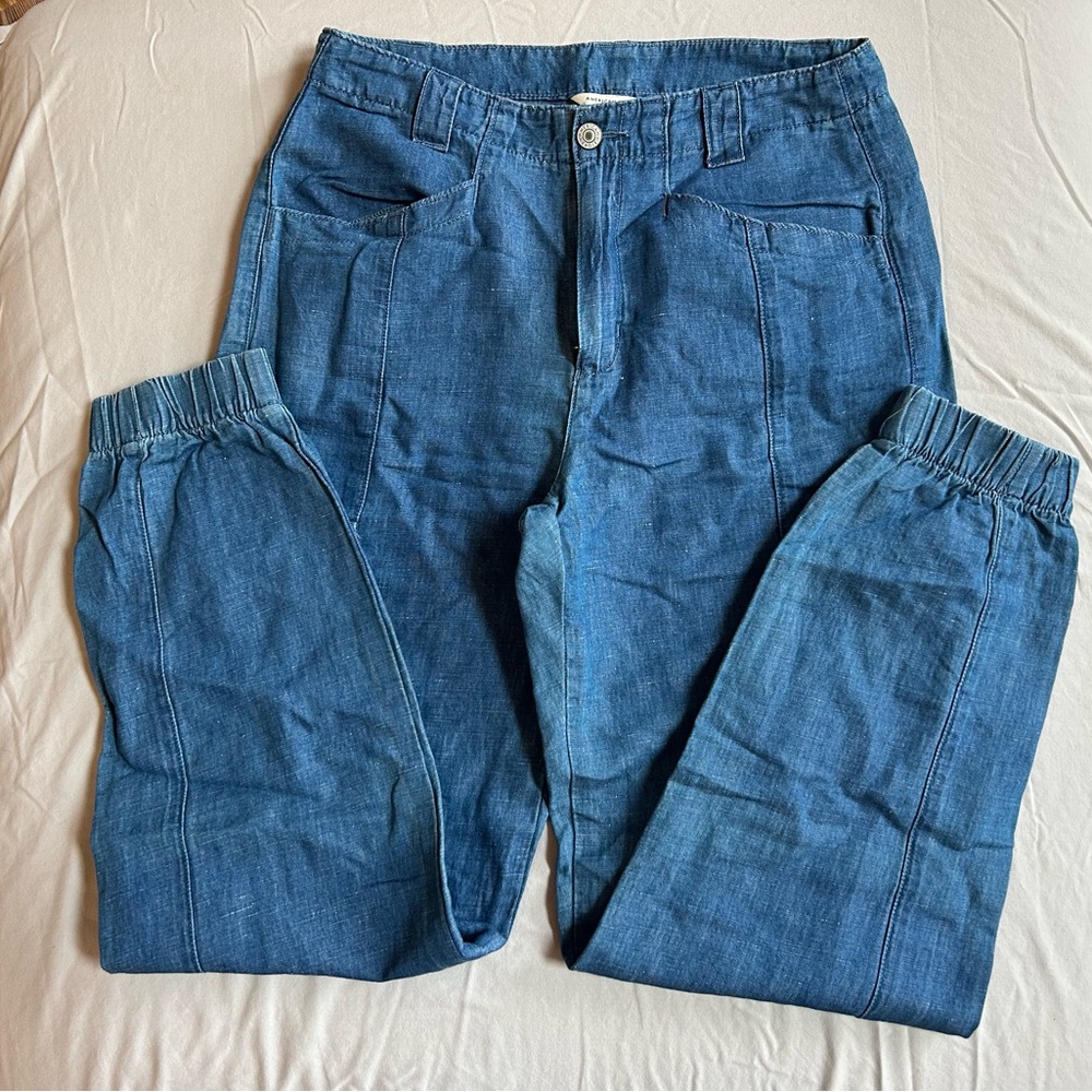 American Eagle Outfitters Light Blue Joggers Long